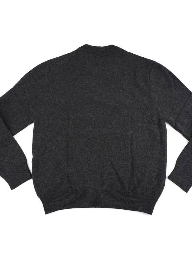 Crew Neck Knit Top Anthracite Melange - LEMAIRE - BALAAN 8