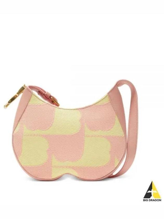 Small Chess Leather Shoulder Bag Pink - BURBERRY - BALAAN 2