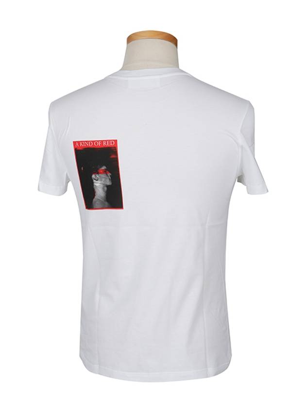 A Kind Of Red Short Sleeve T-Shirt White - NEIL BARRETT - BALAAN 4