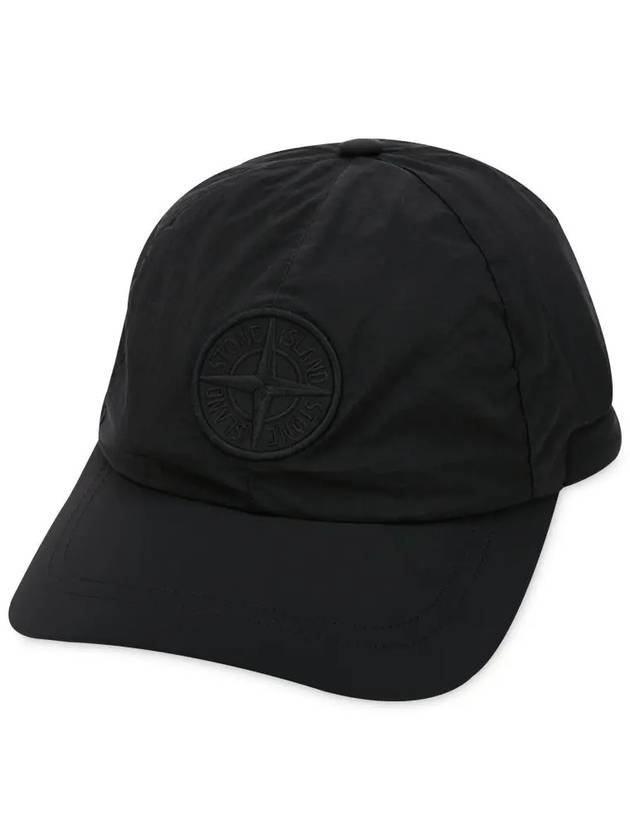 Nylon Logo Ball Cap Black - STONE ISLAND - BALAAN 2