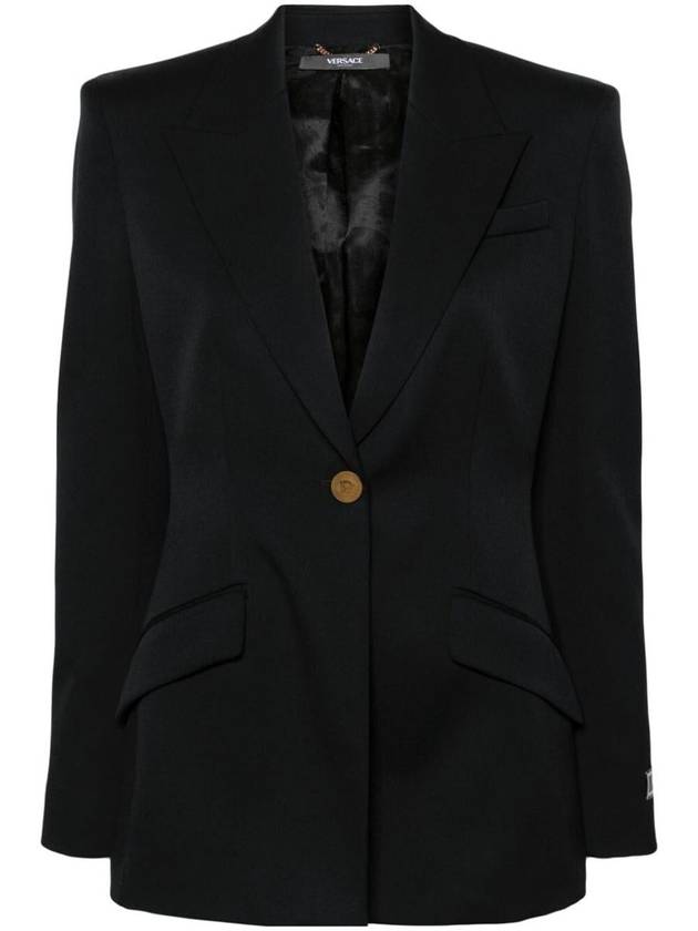 Versace Jacket In Stretch Wool Fabric Clothing - VERSACE - BALAAN 1