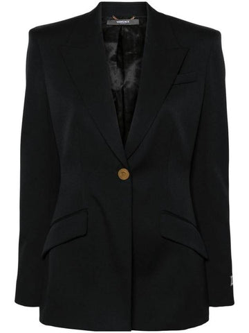 Versace Jacket In Stretch Wool Fabric Clothing - VERSACE - BALAAN 1