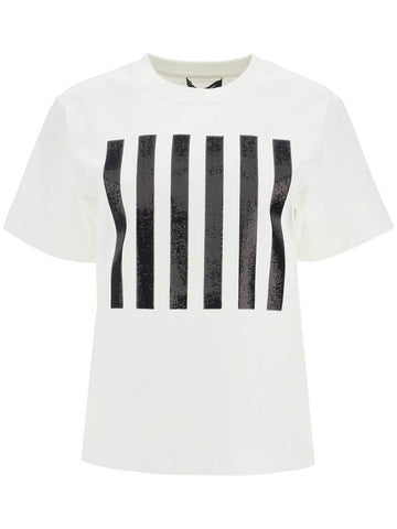 t-shirt the stripe box tee - MARC JACOBS - BALAAN 1