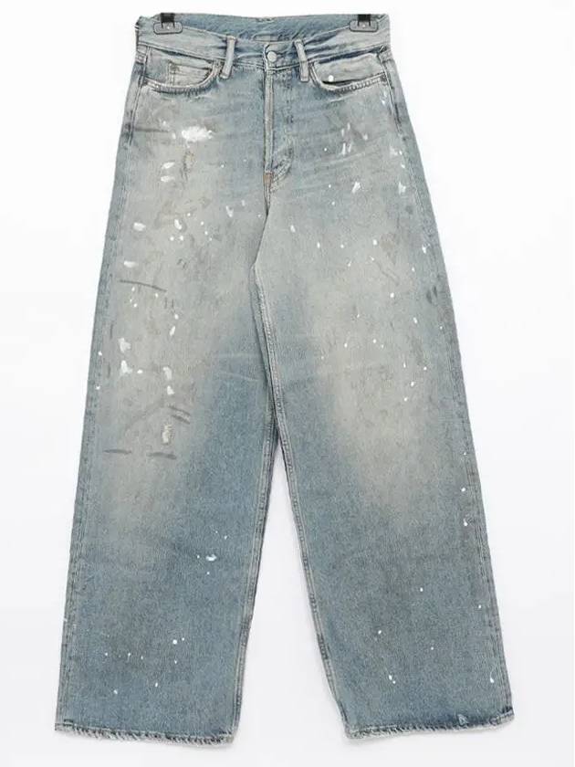 Denim Straight Jeans Blue - ACNE STUDIOS - BALAAN 4