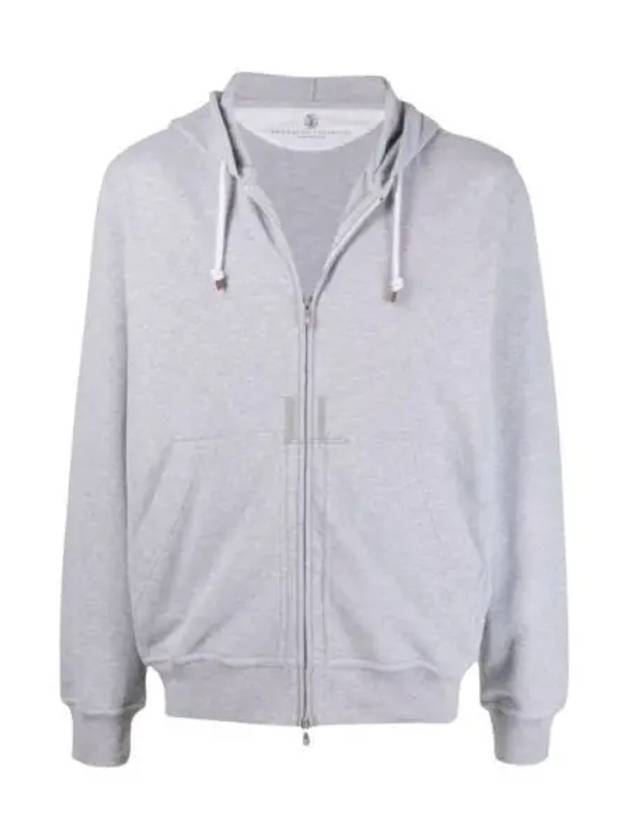 Zip-Up Hoodie Grey - BRUNELLO CUCINELLI - BALAAN 2