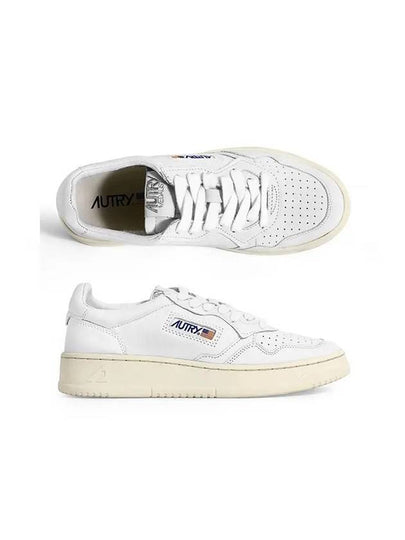 Medalist Goatskin Low Top Sneakers White - AUTRY - BALAAN 2