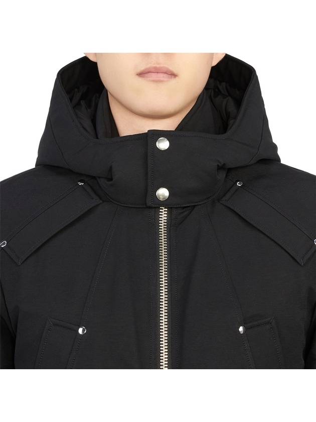 Ballistic Hooded Down Bomber Padding Black - MOOSE KNUCKLES - BALAAN 10