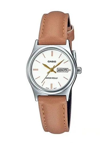 Women's Leather Wrist Watch LTP V006L 7B2 - CASIO - BALAAN 1