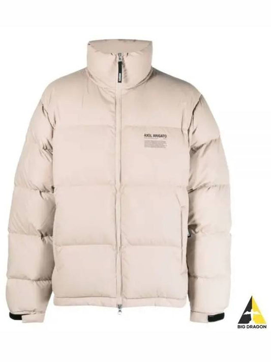 15658 Pale Beige Observer Puffer Jacket - AXEL ARIGATO - BALAAN 1