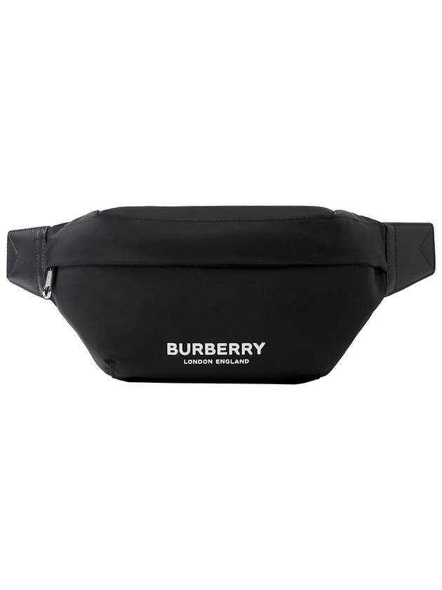 Logo Print Nylon Sonny Bum Belt Bag Black - BURBERRY - BALAAN 2