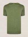 Men's Girocolo Short Sleeve T-Shirt Green - LORO PIANA - BALAAN 4