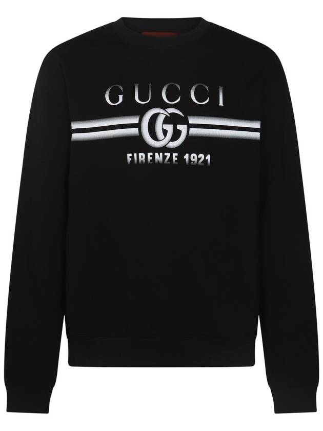 Black Cotton Sweatshirt 784413XJGKQ1152 B0561267860 - GUCCI - BALAAN 1