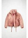 Wave Dyed Puffer Nylon Short Padded Pink - ACNE STUDIOS - BALAAN 2