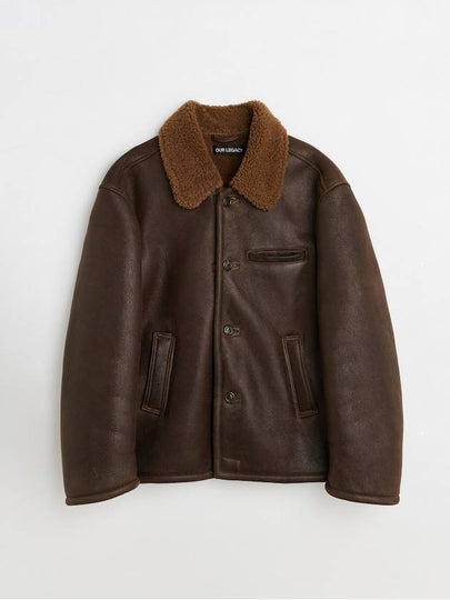 Alaska Leather Jacket Brown - OUR LEGACY - BALAAN 2