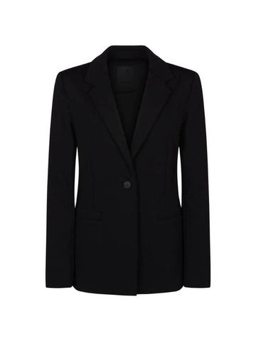 Women's Mesh Slim Fit Jacket Black - GIVENCHY - BALAAN 1