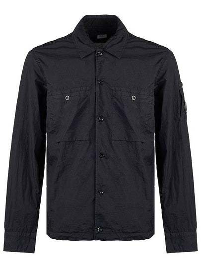 Men's Lens Wappen Taylon L Long Sleeve Shirt Black - CP COMPANY - BALAAN 2