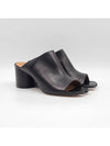 Women's Mule Sandals Heel Black - MAISON MARGIELA - BALAAN.