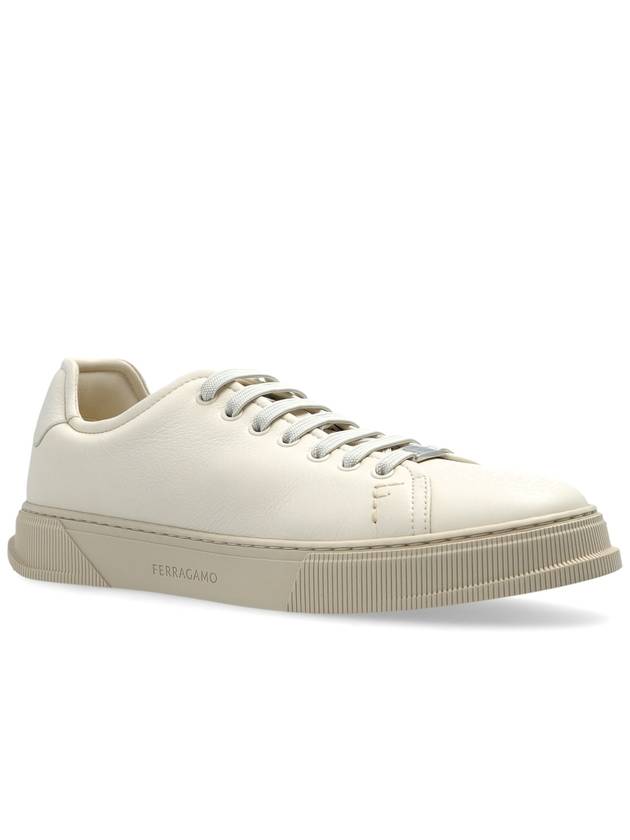 FERRAGAMO Sneakers Bruce, Men's, Cream - SALVATORE FERRAGAMO - BALAAN 4