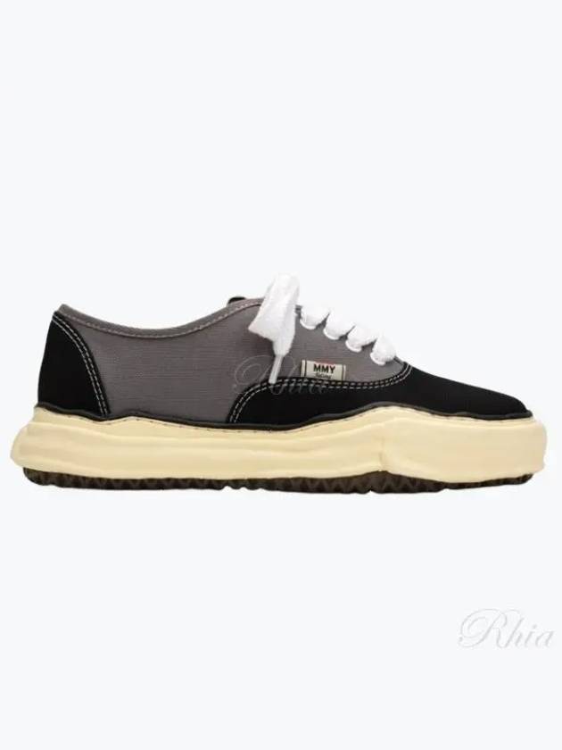 A13FW739 BLKGRY Baker OG Sol VL Non color Canvas Low Top Sneakers - MIHARA YASUHIRO - BALAAN 1