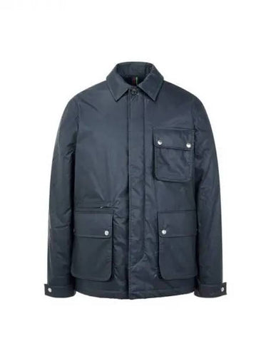 PS waxed cotton hunting jacket dark navy 270187 - PAUL SMITH - BALAAN 1