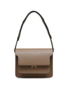 Saffiano Trunk Medium Shoulder Bag Brown - MARNI - BALAAN 2