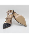 Rockstud two-tone leather pump heels - VALENTINO - BALAAN.