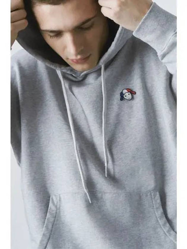 LE MONT ST MICHEL Basic Hooded Sweatshirt Small Mutton Melange Gray - LE MONDE BERYL - BALAAN 1