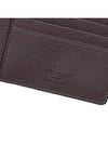 Men's Signature V Logo Half Wallet Brown - VALENTINO - BALAAN 9