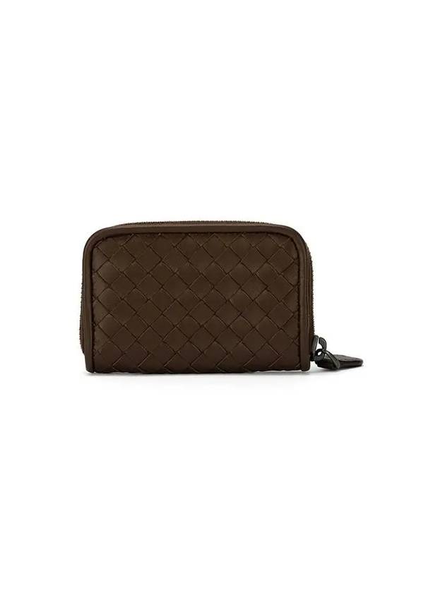 Intrecciato Zipper Coin Card Wallet Brown - BOTTEGA VENETA - BALAAN 2