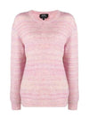 Women's Elisa Knit Top Pink - A.P.C. - BALAAN 2