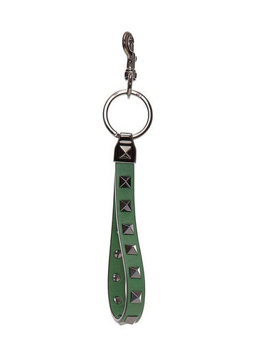 Rockstud Key Holder Green - VALENTINO - BALAAN 1