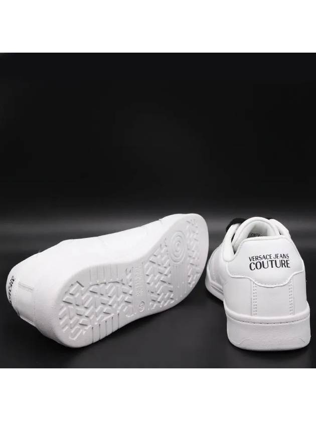 Brooklyn V Emblem Low Top Sneakers White - VERSACE - BALAAN 6