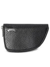 Shield Leather Coin Purse Black - BURBERRY - BALAAN 2