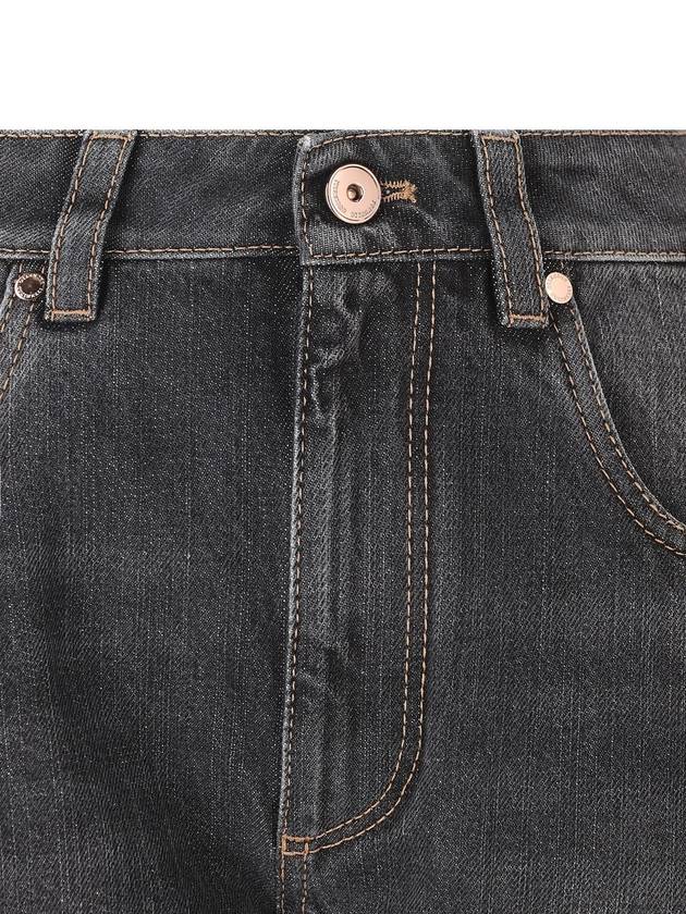 Straight Crop Jeans MA095P5847C8999 - BRUNELLO CUCINELLI - BALAAN 4