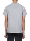 Organic Cotton Short Sleeve T-Shirt Dust Grey - STONE ISLAND - BALAAN 5