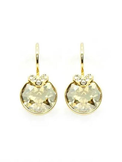 Bella V Drop Earrings Gold - SWAROVSKI - BALAAN 2