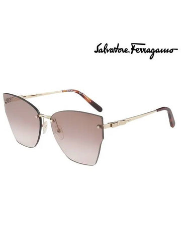 Eyewear Butterfly Sunglasses Brown - SALVATORE FERRAGAMO - BALAAN 1