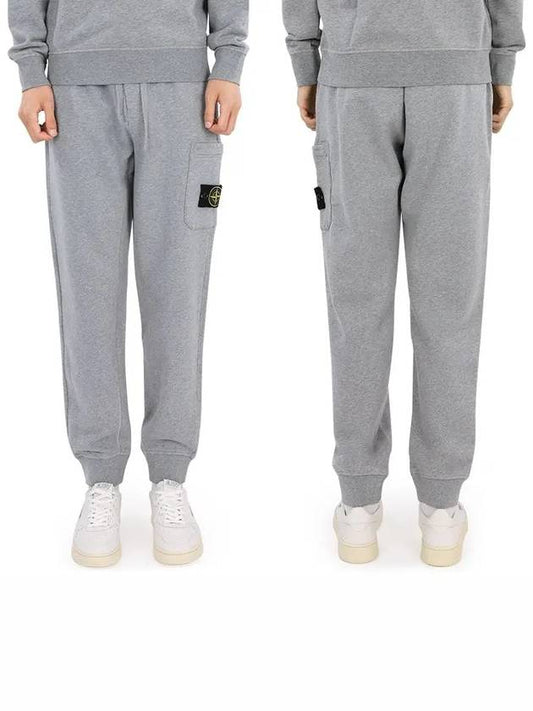 Wappen Patch Cargo Jogger Track Pants Melange Grey - STONE ISLAND - BALAAN 2