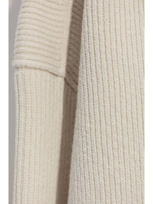 Rick Owens Wool Cardigan, Women's, Cream - RICK OWENS - BALAAN 5