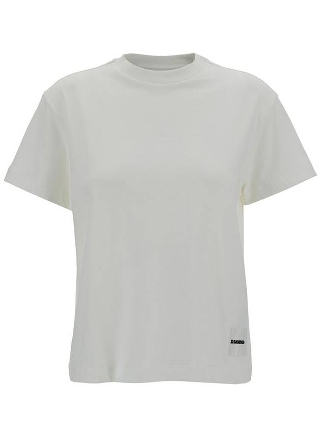 Logo Crew Neck Cotton 3 Pack Short Sleeve T-shirt - JIL SANDER - BALAAN 6