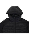 Classic Cloud Insulated Zip-Up Hoodie Black - Y-3 - BALAAN 4