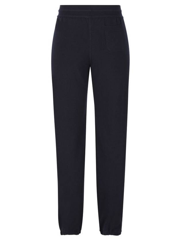 Merano Cashmere Straight Pants Navy - LORO PIANA - BALAAN 3