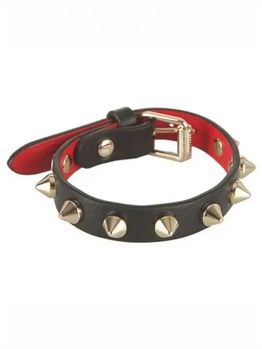 Loubilink Spike Bracelet Black - CHRISTIAN LOUBOUTIN - BALAAN 2