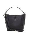 Mcgraw Logo Small Bucket Bag Black - TORY BURCH - BALAAN 2