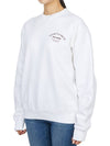 Studio Crew Neck Cotton Sweatshirt White - SPORTY & RICH - BALAAN 3