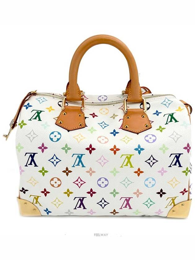 Multi White Speedy 30 - LOUIS VUITTON - BALAAN 4