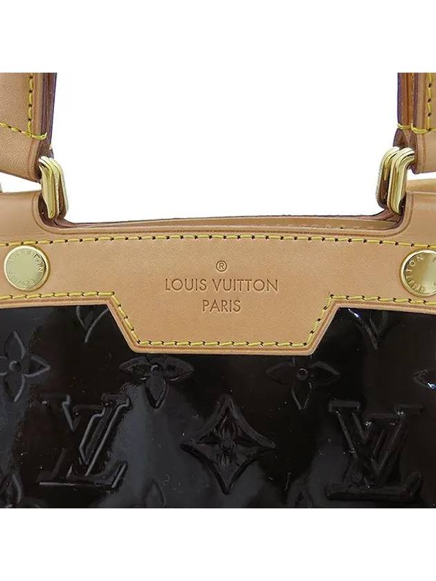 M91619 Monogram Vernis Amarante Brea MM Tote Bag Shoulder Strap 2WAY - LOUIS VUITTON - BALAAN 4