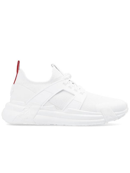 Men's Luna Love Low Top Sneakers White - MONCLER - BALAAN.