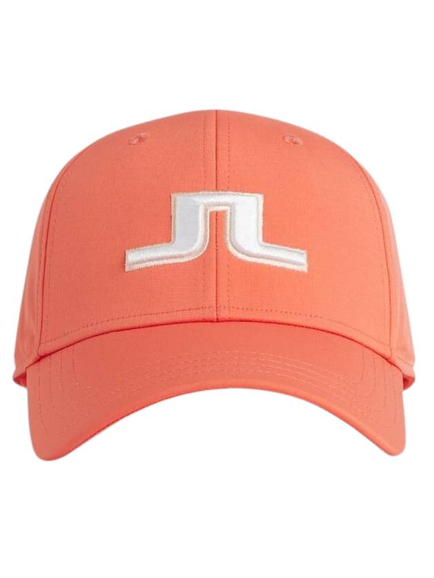 Anga Embroidered Logo Ball Cap Hot Coral - J.LINDEBERG - BALAAN 1