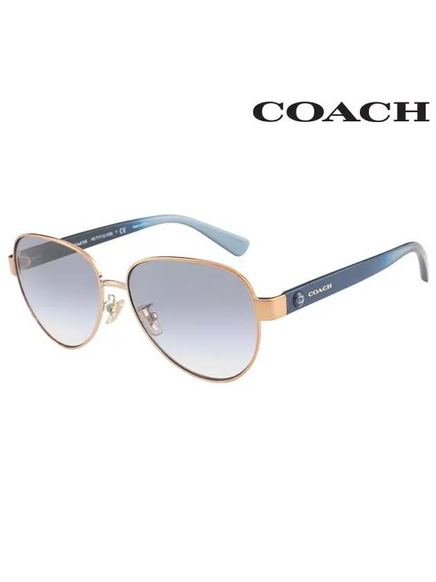 Sunglasses HC7111 9331 79 Boeing Metal Woman - COACH - BALAAN 1